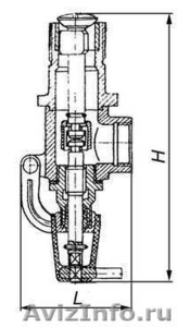 Клапан стальной, угловой, незамерзающий - КДН 50-25(ХЛ)  - Изображение #2, Объявление #197246