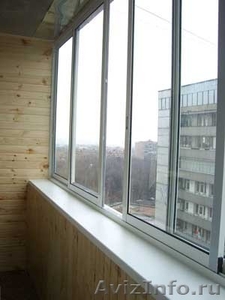 Внутренняя отделка балконов и лоджий Остекление  - Изображение #2, Объявление #239539
