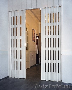Двери и перегородки гармошка ПВХ - Изображение #1, Объявление #326173