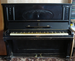 Старинное немецкое пианино "Iorich & Scheffler" 19 век - Изображение #1, Объявление #618992