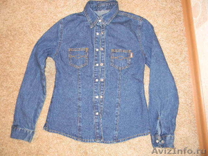 Продается джинсовая рубашка на девочку - Изображение #1, Объявление #653096