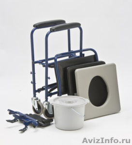 Продается новое инвалидное кресло-коляска с санитарным оснащением (туалет) - Изображение #3, Объявление #936544
