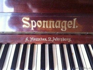 Польское  антикварное пианино "Sponnagel Eduard Liegnitz" - Изображение #2, Объявление #1517954